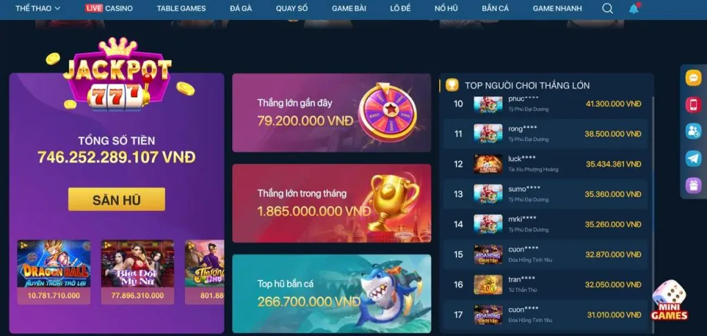 Nổ Hũ (Slot Games) tại 789b1